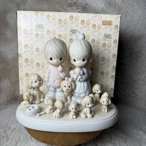 Precious Moments The Good Lord Has Blessed Us Tenfold Special Commemorative